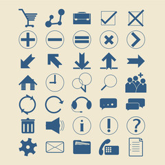 Set Infographics web icons or design elements.