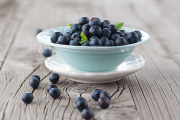 Fresh blueberries