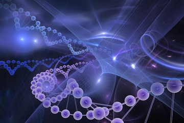 DNA - Abstract Futuristic Background