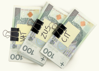 pieniądze, polska, banknoty, złotówki