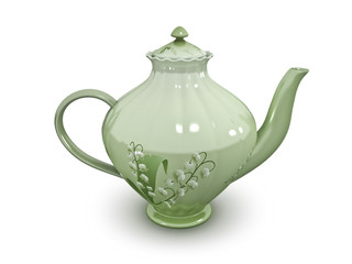 Porcelain teapot