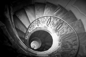 Fototapeta premium Spiral staircase..
