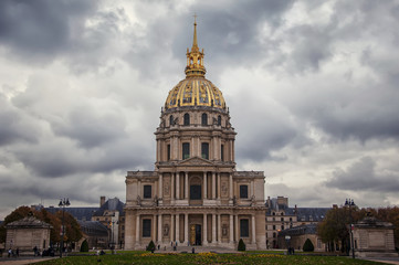 Les Invalides building in Paris