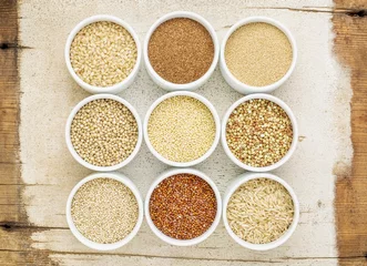 Gordijnen healthy, gluten free grains abstract © MarekPhotoDesign.com