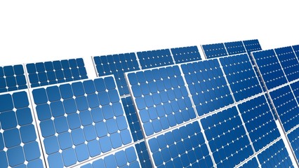 Solar Panel. 3D. Solar Panels