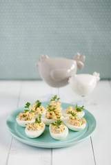 eggs with prawns