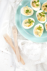 eggs with prawns