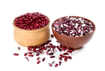 Two bowls with beans