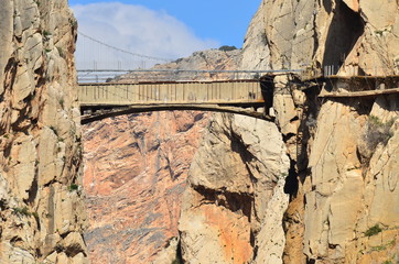 El Chorro,Andalusia,Spain, Entrance to Gaitanes Gorge