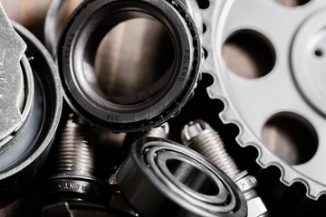 Spare. Gears parts for the automotive repair industry.