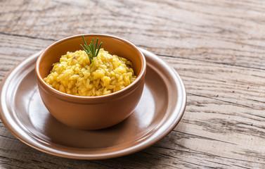 Risotto with saffron