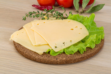 Sliced cheddar