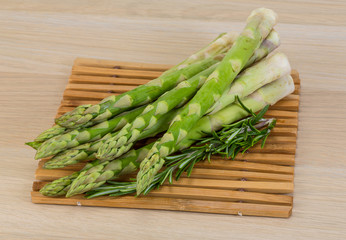 Raw asparagus
