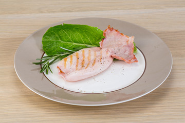 Grilled squid