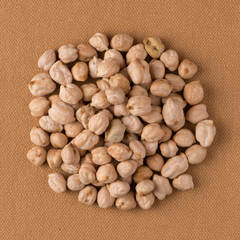 Circle of chickpeas