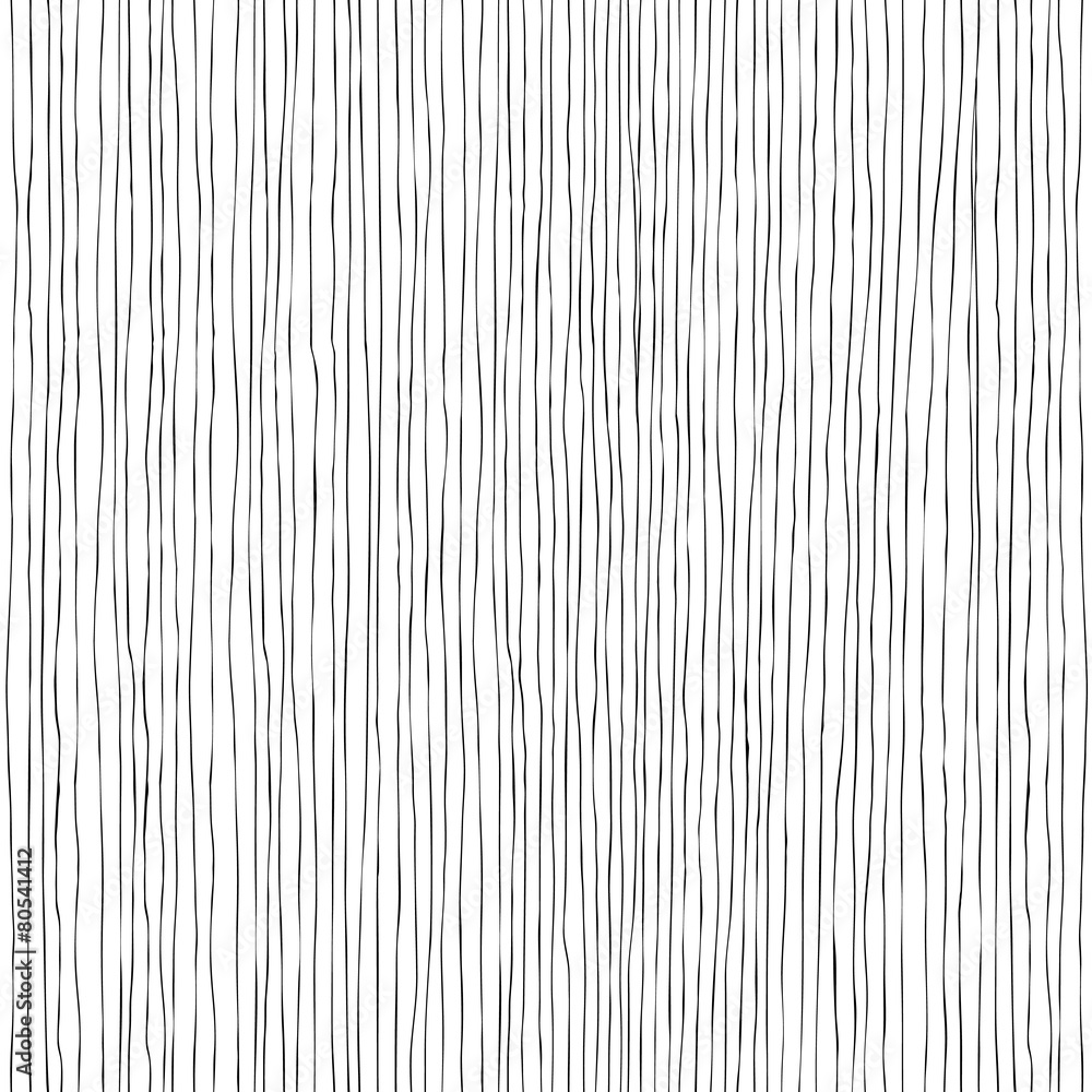 Poster seamless vertical lines hand-drawn pattern