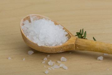 Sea salt crystal