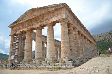 Segesta temple in Sicily, Italy