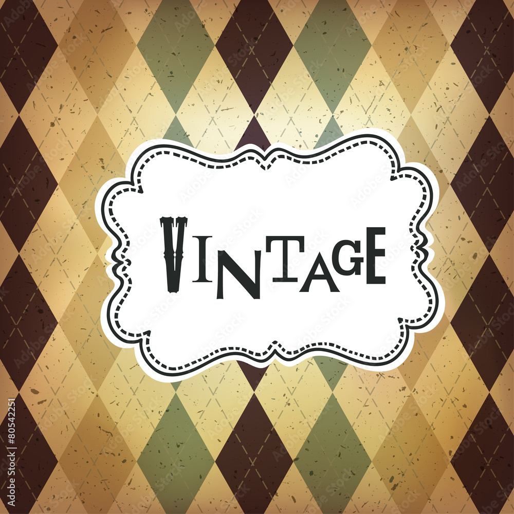 Aufkleber argyle abstract background