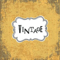 Grungy Vintage Yellow Background