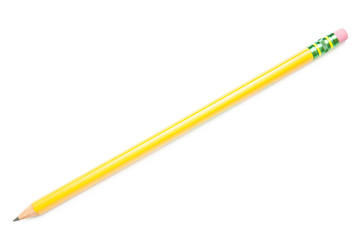 Pencil isolated on pure white background