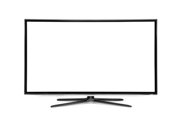 monitor isolated on white