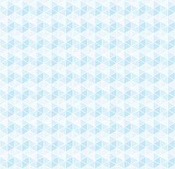 Vector seamless blue triangular pattern
