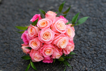 Beautiful wedding flowers bouquet