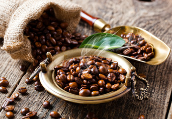 Fototapeta premium Black coffee