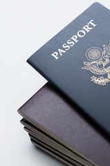 American Passport on Top of Other Passports