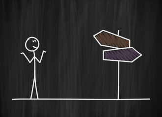 tafel mk mit wegweiser I