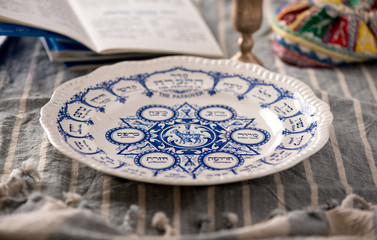 Traditional Passover Plate