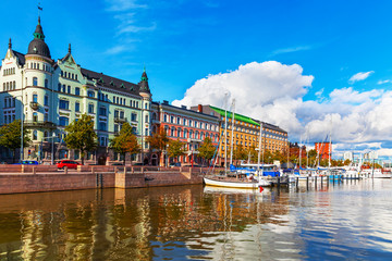 Jetée de la vieille ville à Helsinki, Finlande