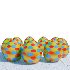 Ostereier - 3d Render