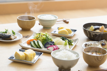健康的な朝食
