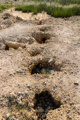 degenerecy of soil ground an d hole