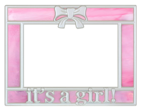 Pink Baby Girl Picture Frame