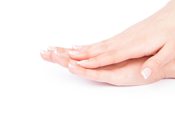 care for sensuality woman nails