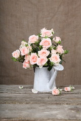 Bouquet of pink roses