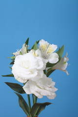 Bouquet of pink and white flowers