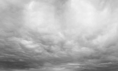 Papier Peint photo autocollant Ciel Ciel couvert gris