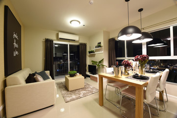 interior of condominium room or bedroom