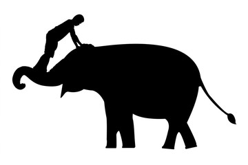 elephants silhouettes