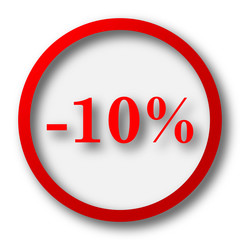 10 percent discount icon