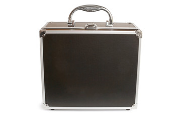 Wooden padded aluminum briefcase
