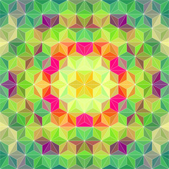Colorful Triangle Pattern
