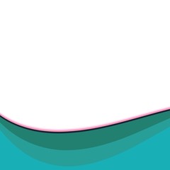 Abstract wavy soft turquoise white background
