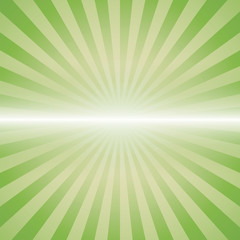green color burst background. Vector illustration