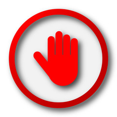 Obraz premium Stop icon