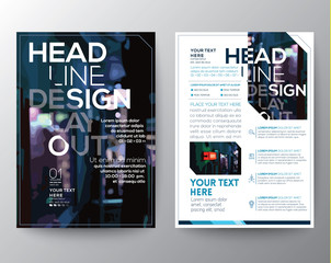 Abstract Vector Brochure Flyer design Layout template